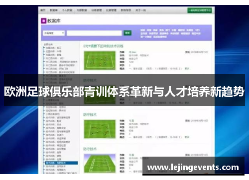 欧洲足球俱乐部青训体系革新与人才培养新趋势